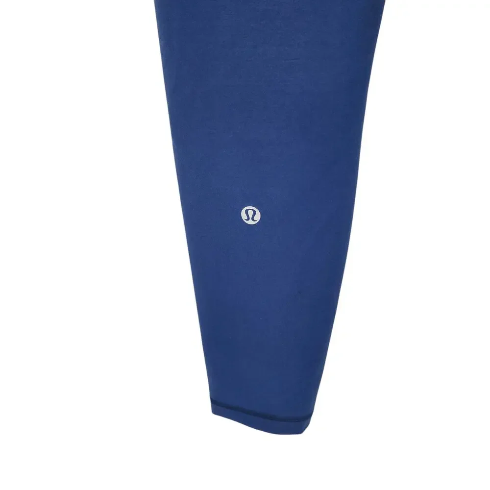Lululemon Cerulean Blue Wunder Train High Rise 28